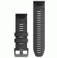  QuickFit® 26 Watch Bands - Graphite Silicone - 010-13295-03 - Garmin